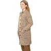 Woman Within Plus Size Marled Sweater Jacket(New Khaki Chocolate Marled)