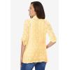 Woman Within Plus Size Open Front Pointelle Cardigan(Banana)