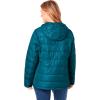 Woman Within Plus Size Packable Puffer Jacket(Deep Teal)