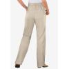 Woman Within Plus Size Perfect All-Cotton Back-Elastic Denim Jeans(Natural Khaki)