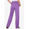 Woman Within Plus Size Perfect All-Cotton Back-Elastic Denim Jeans(Pretty Violet)
