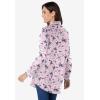 Woman Within Plus Size Perfect Long Sleeve Shirt(Pink Pretty Bloom)