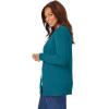 Woman Within Plus Size Perfect Long-Sleeve Cardigan(Navy)