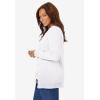 Woman Within Plus Size Perfect Long-Sleeve Cardigan(White)