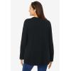 Woman Within Plus Size Perfect Long-Sleeve Crewneck Tee (Petite Available)(Black)