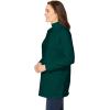 Woman Within Plus Size Perfect Long-Sleeve Mockneck Tee (Petite Available)(Emerald Green)