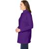 Woman Within Plus Size Perfect Long-Sleeve Mockneck Tee (Petite Available)(Radiant Purple)