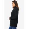 Woman Within Plus Size Perfect Long-Sleeve Turtleneck Tee (Petite Available)(Black)