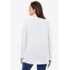 Woman Within Plus Size Perfect Long-Sleeve Turtleneck Tee (Petite Available)(White)