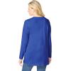 Woman Within Plus Size Perfect Long-Sleeve V-Neck Tunic(Ultra Blue)