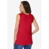 Woman Within Plus Size Perfect Scoopneck Tank (Petite Available)(Classic Red)
