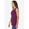 Woman Within Plus Size Perfect Scoopneck Tank (Petite Available)(Deep Claret)