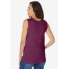 Woman Within Plus Size Perfect Scoopneck Tank (Petite Available)(Deep Claret)
