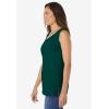 Woman Within Plus Size Perfect Scoopneck Tank (Petite Available)(Emerald Green)