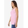 Woman Within Plus Size Perfect Scoopneck Tank (Petite Available)(Pink)