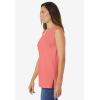 Woman Within Plus Size Perfect Scoopneck Tank (Petite Available)(Sweet Coral)