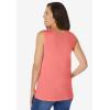 Woman Within Plus Size Perfect Scoopneck Tank (Petite Available)(Sweet Coral)