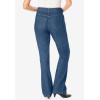 Woman Within Plus Size Perfect Wide-Leg All-Cotton Denim Five-Pocket Jeans(Navy)