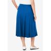 Woman Within Plus Size Petite 7-Day Knit A-Line Skirt(Deep Cobalt)