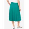Woman Within Plus Size Petite 7-Day Knit A-Line Skirt(Waterfall)