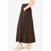Woman Within Plus Size Petite 7-Day Maxi Skirt(Chocolate)
