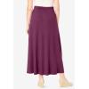Woman Within Plus Size Petite 7-Day Maxi Skirt(Deep Claret)