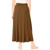 Woman Within Plus Size Petite 7-Day Maxi Skirt(Toffee)