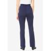 Woman Within Plus Size Petite Stretch Ponte Knit Pull-On Bootcut Pants(Pocket Navy)