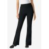 Woman Within Plus Size Petite Stretch Ponte Knit Pull-On Bootcut Pants(Pocket Navy)