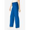Woman Within Plus Size Petite The Boardwalk Pant(Bright Cobalt)