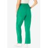 Woman Within Plus Size Petite The Boardwalk Pant(Tropical Emerald)