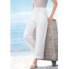 Woman Within Plus Size Petite The Boardwalk Pant(White)