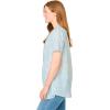 Woman Within Plus Size Pintucked Half-Button Tunic(French Blue Gingham)