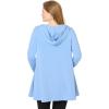 Woman Within Plus Size Pocket Hoodie Sweatshirt(French Blue)