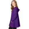 Woman Within Plus Size Pocket Hoodie Sweatshirt(Radiant Purple)