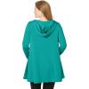 Woman Within Plus Size Pocket Hoodie Sweatshirt(Waterfall)