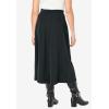 Woman Within Plus Size Ponte Knit A-Line Skirt(Heather Charcoal)