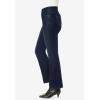 Woman Within Plus Size Pull-On Bootcut Gap-Free Stretch Denim Jeans(Indigo Sanded)