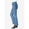Woman Within Plus Size Pull-On Bootcut Gap-Free Stretch Denim Jeans(Light Stonewash)