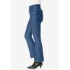 Woman Within Plus Size Pull-On Bootcut Gap-Free Stretch Denim Jeans(Medium Stonewash)