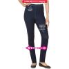 Woman Within Plus Size Pull-On Elastic-Waist Stretch Fineline Denim Jeans(Black)
