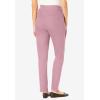 Woman Within Plus Size Pull-On Straight-Leg Gap-Free Stretch Denim Jeans(Dusty Pink)
