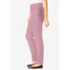 Woman Within Plus Size Pull-On Straight-Leg Gap-Free Stretch Denim Jeans(Dusty Pink)