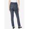 Woman Within Plus Size Pull-On Straight-Leg Gap-Free Stretch Denim Jeans(Stonewash Sanded)