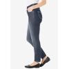 Woman Within Plus Size Pull-On Straight-Leg Gap-Free Stretch Denim Jeans(Stonewash Sanded)