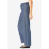 Woman Within Plus Size Pull-On Wide-Leg Denim Jean(Indigo Sanded)