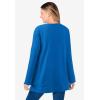 Woman Within Plus Size Sherpa Sweatshirt(Bright Cobalt)