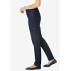 Woman Within Plus Size Slim-Leg Pull-On Gap-Free Stretch-Denim Jeans(Indigo)