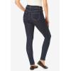 Woman Within Plus Size Slim-Leg Stretch Comfort Denim Five-Pocket Jeans(Indigo)