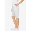 Woman Within Plus Size Split Skirt(White)